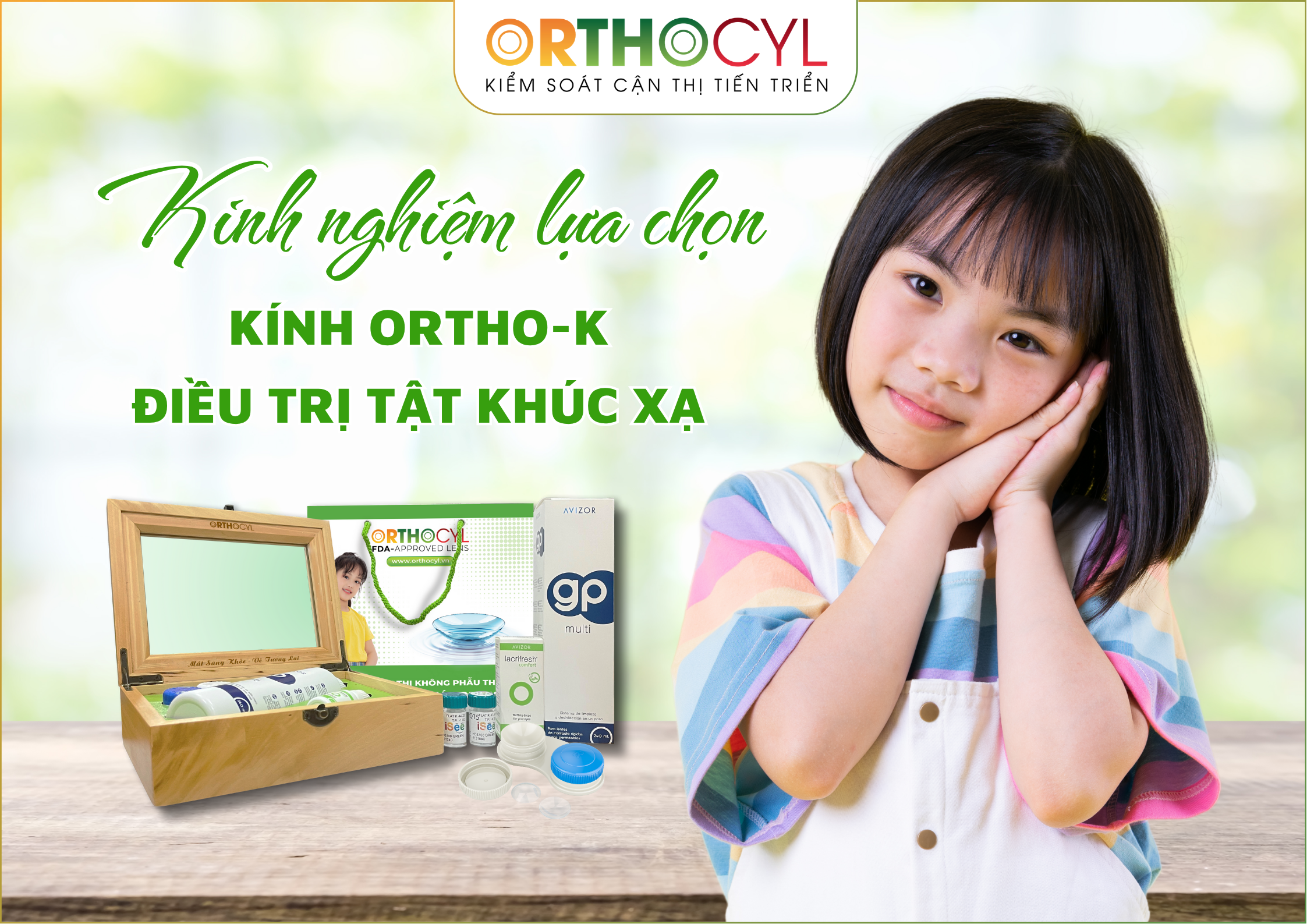 Kinh nghiệm lựa chọn kính Ortho-K điều trị tật khúc xạ là chọn thương hiệu kính chất lượng, bệnh viện phòng khám uy tín.
